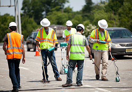 CAIT researchers use nondestructive evaluation tools to assess bridge deck condition