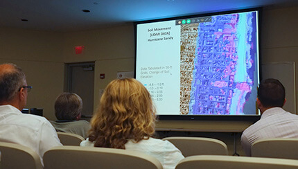 remote sensing workshop presentation on Hurricane Sandy research