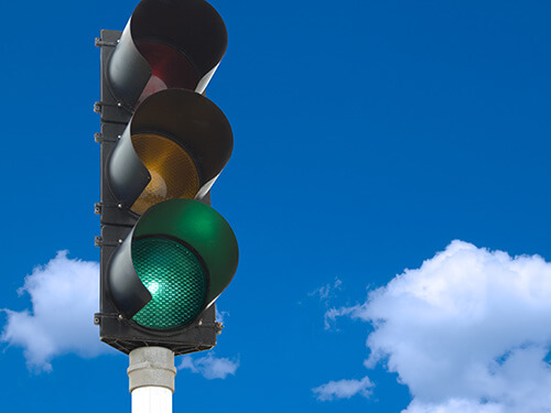 traffic signal skybackground