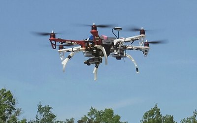 drone test flight