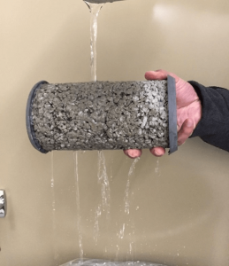 Porous concrete