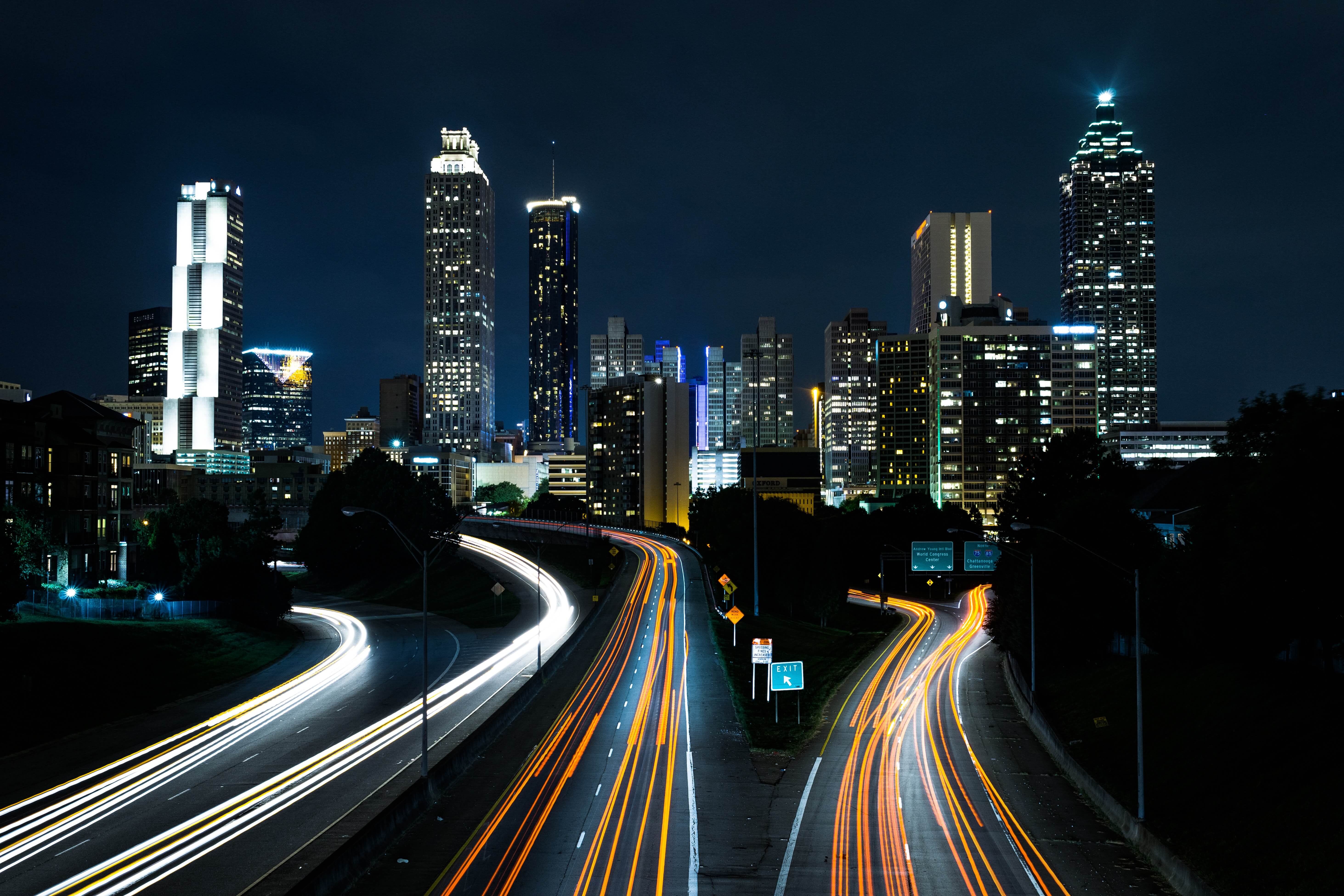 Time Lapse Vehicles Driving