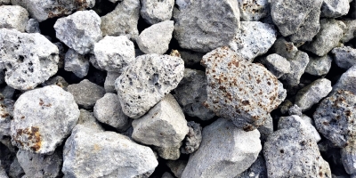 Slag stone, a byproduct of steel smelting